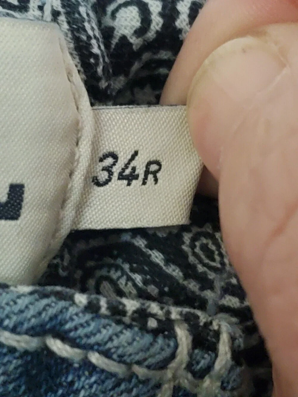 ARIAT 34R  D Denim Jean Blue
